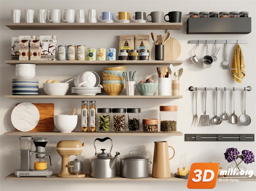 Kitchen accessories Skp Files 